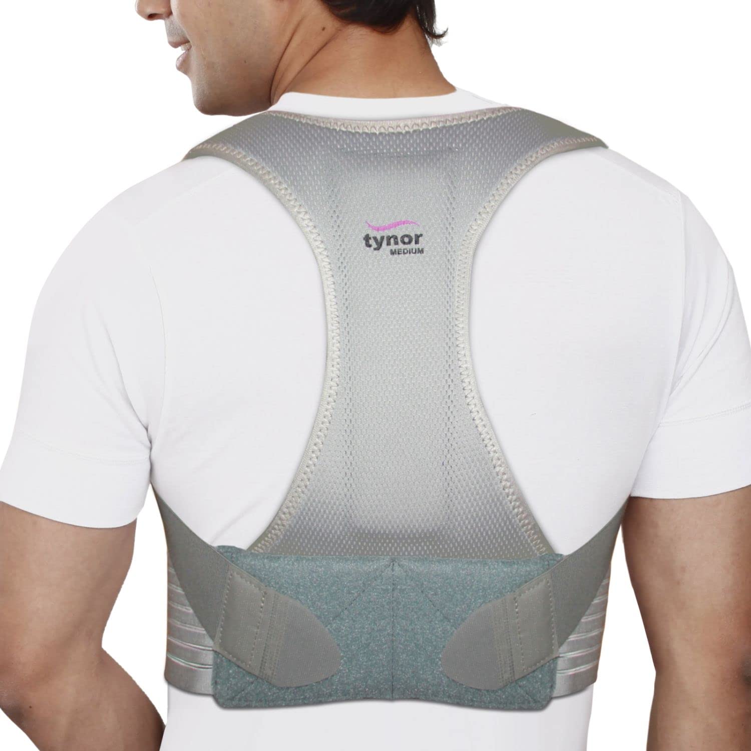 Tynor Posture Corrector for Men Women, Adjustable Back Support Belt, Comfortable Wear