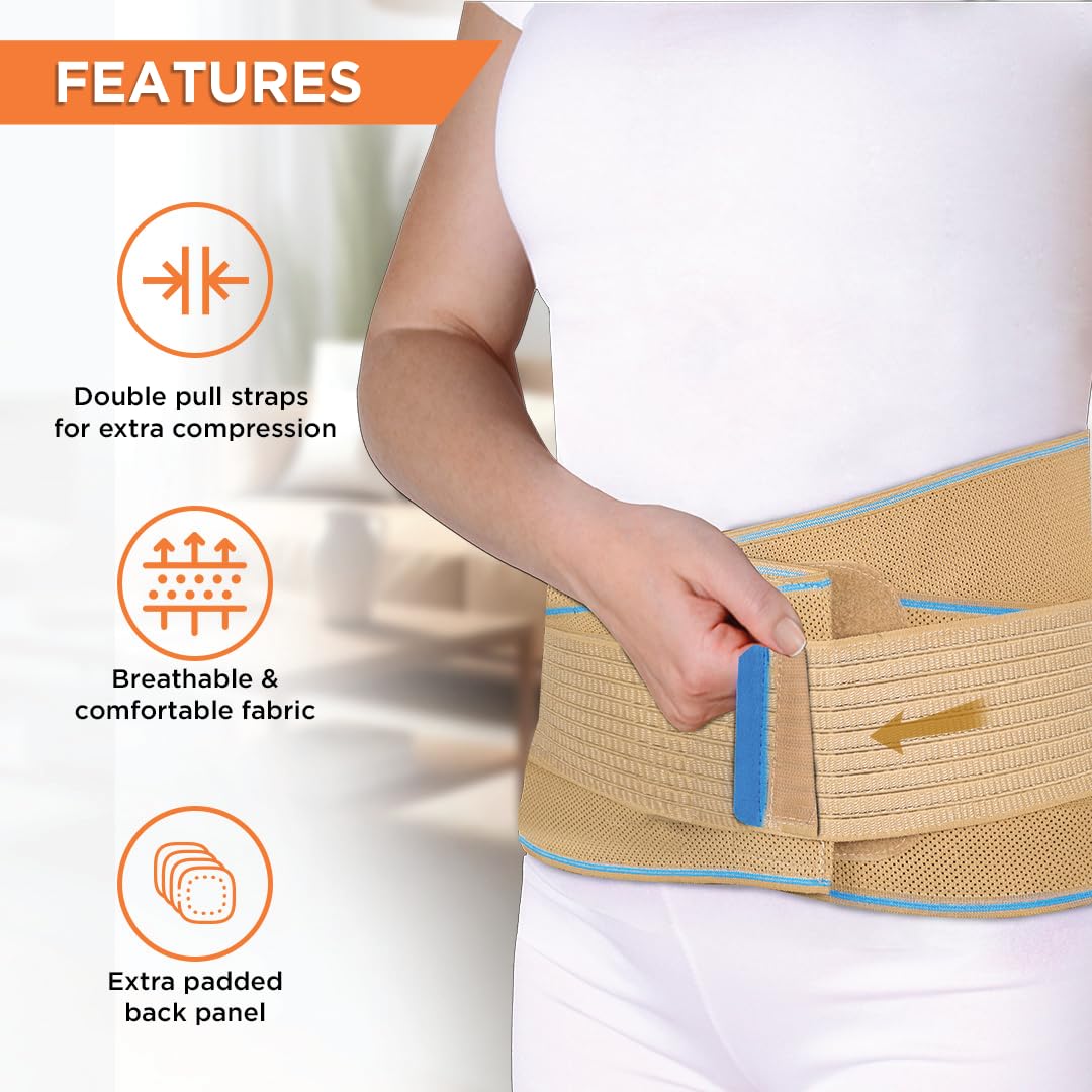 Vissco Sacro Lumbar Belt: Mild Back Support, Spine Pain Relief, Posture